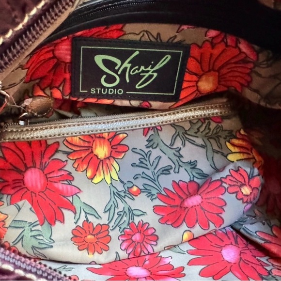 Sharif Croc Embossed Satchel Bag w/ Matching Coin Purse - Picture 8 of 9